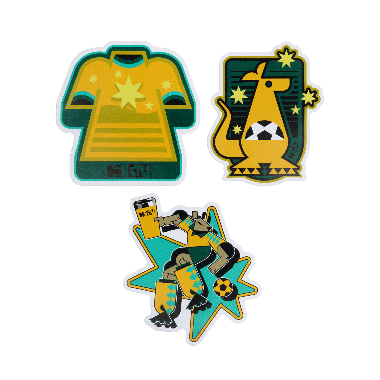 Stanley 1913 X Australia FúTbol Artist Sticker Pack