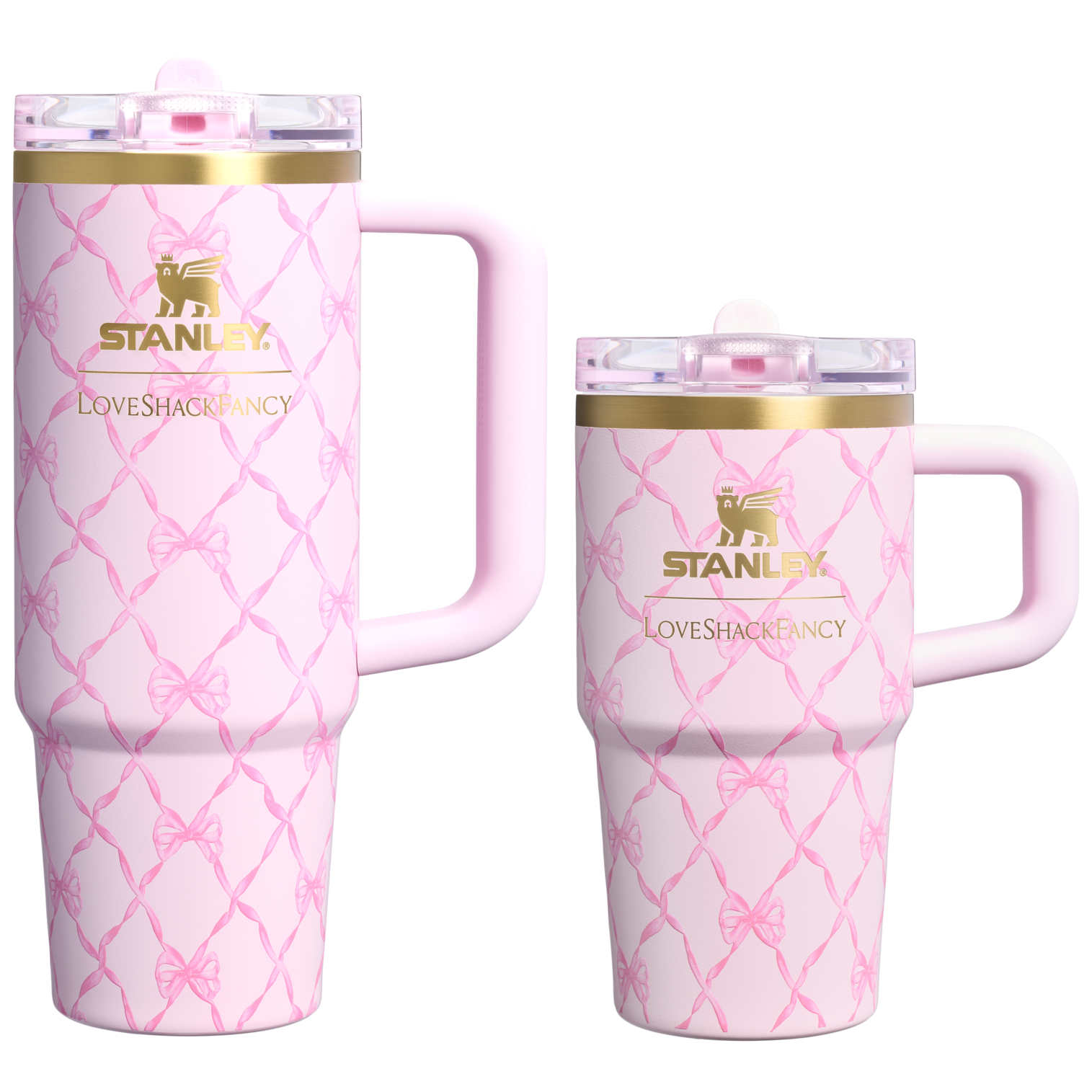 Stanley 1913 X Loveshackfancy Holiday The Quencher Details Protour Tumbler Set | 2-Pack