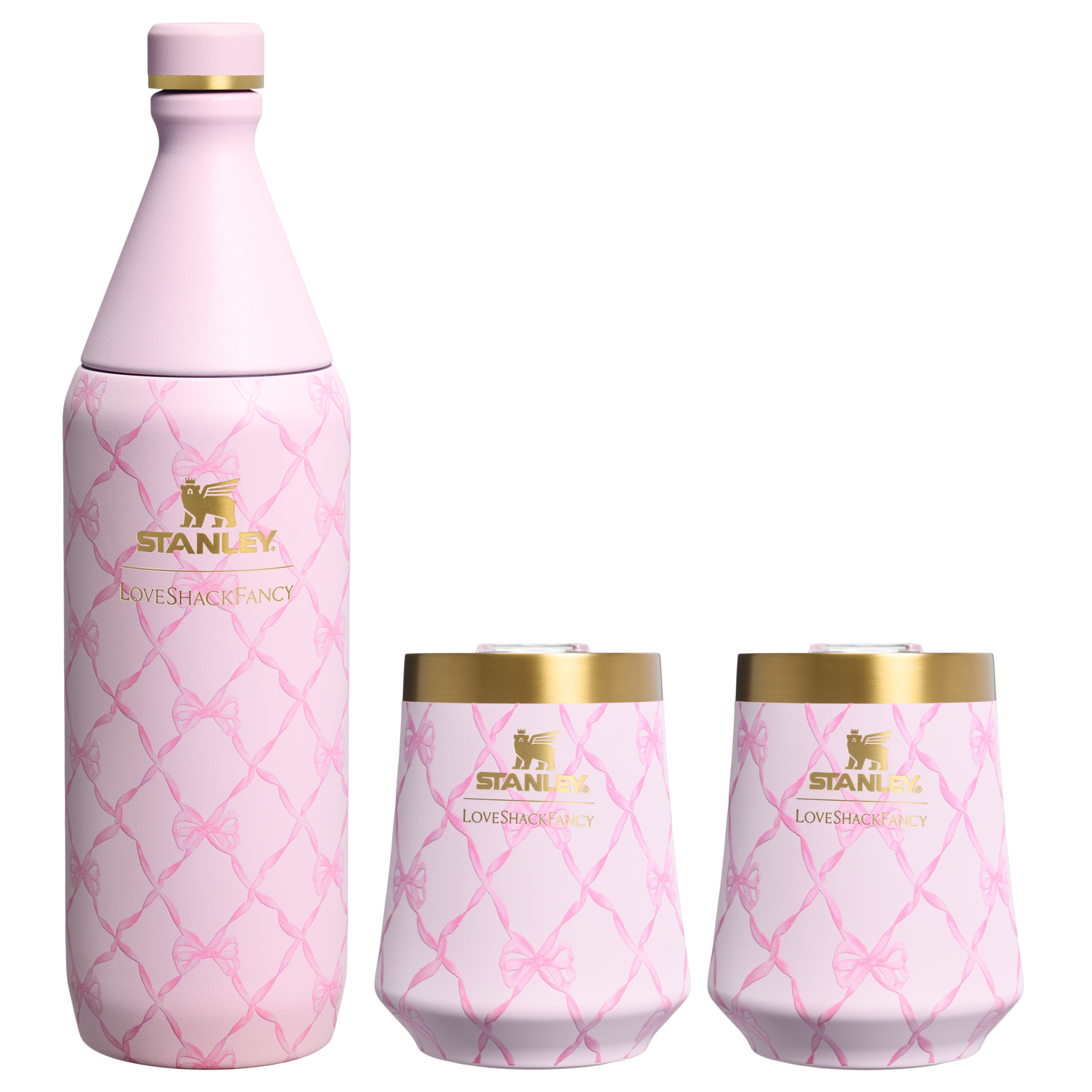 Stanley 1913 X Loveshackfancy Holiday Reserve All Day Wine Set | 34 Oz | 11 Oz - Image 3