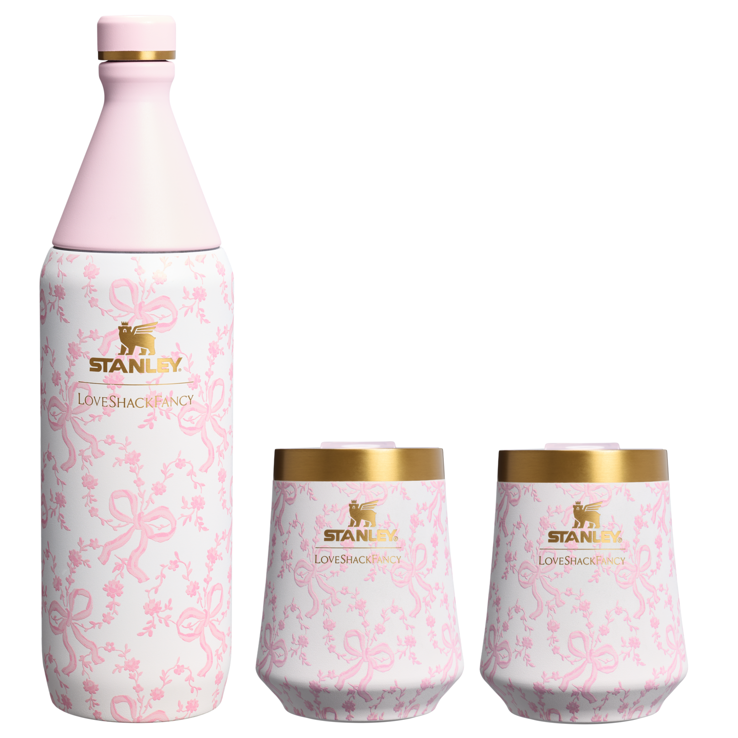 Stanley 1913 X Loveshackfancy Holiday Reserve All Day Wine Set | 34 Oz | 11 Oz - Image 2