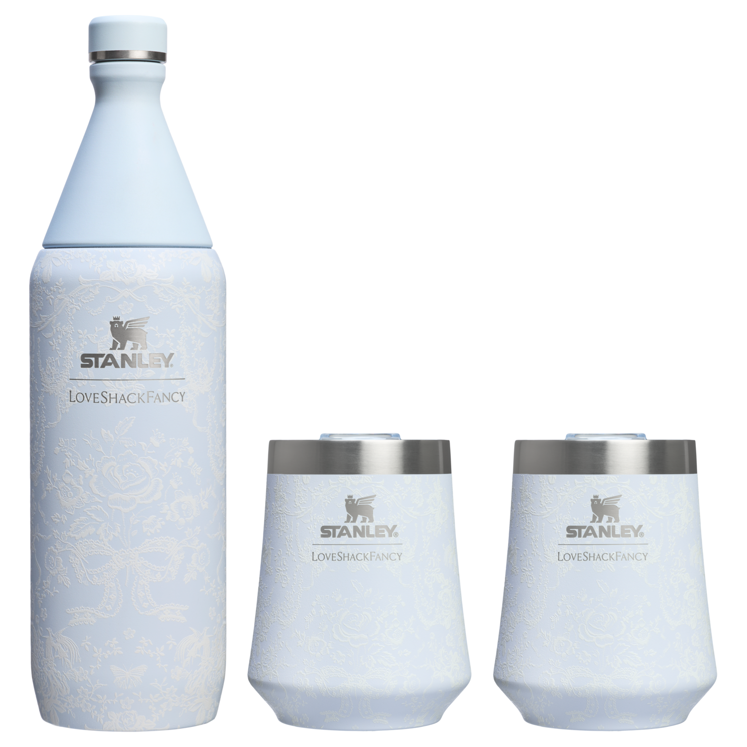 Stanley 1913 X Loveshackfancy Holiday Reserve All Day Wine Set | 34 Oz | 11 Oz - Image 4