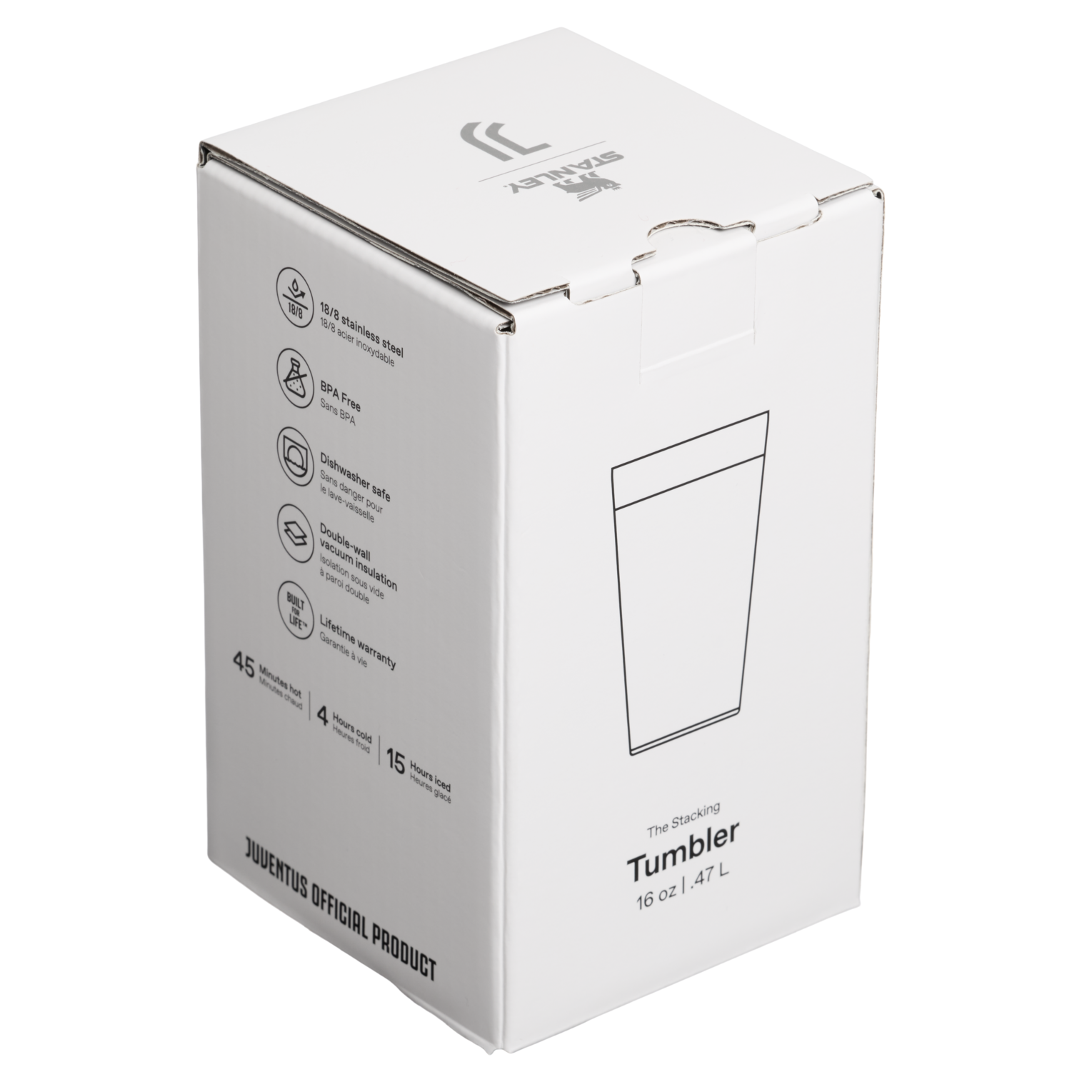 Stanley 1913 X Juventus Stay-Chill Stacking Pint - Image 2