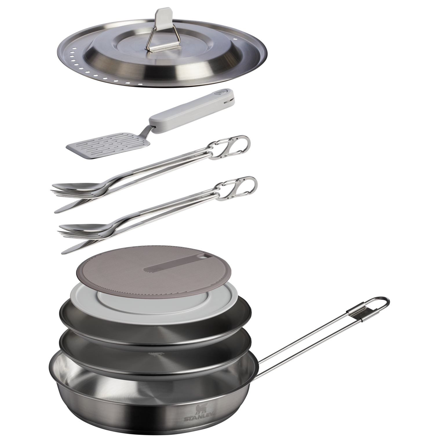 The Wildfare Pro Fry Pan Cookset 15-Piece Set | 1.1 Qt - Image 3